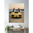 thumbnail image 2 of Yellow Lamborghini Murcielago Poster Wall Art, Modern Wall Decor, 24x36 UNFRAMED, 2 of 3
