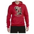thumbnail image 2 of If It's Not a Weimaraner It's Just a Dog Gift | Mens Dog Lover Hooded Sweatshirt Graphic Hoodie, Red, X-Large, 2 of 3