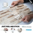 thumbnail image 3 of 2pcs 3d drop plastic crystal wall sticker wallpaper self-adhesive kitchen background wall wall paper, 3 of 6