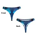 thumbnail image 3 of Fotbe Futuristic Blue Light Wolf Tanga Sin Costuras para Mujer con Estampado – Panties Invisibles, Transpirables y Cómodos para Uso Diario-4X-Large, 3 of 6