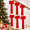 Red-Two-ear Style, variant on 6 Large Bows Formas Tree Red Three-ear