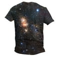 thumbnail image 6 of Penkiiy Galaxy Printed Shirt , Men's Print Graphic T Shirt Short Sleeve Summer T-Shirt Novelty Casual Tee S Multicolor, 6 of 6