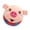Red Pig-Upgraded version of, variant on Plush Piggy Dog Toy Vibrating and Bouncing Interactive Entertainment Teasing for and Dogs