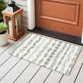 thumbnail image 4 of Sage Green Botanical Entryway Rug 2'x3'&nbsp; Non Slip Front Door Mats, Modern Farmhouse Tropical Leaves Entrance Rugs Indoor Outdoor Carpet, Washable Floor Mats Small Area Rug for Bedroom Kitchen, 4 of 8