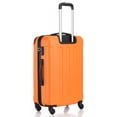 thumbnail image 6 of UBesGoo 3 Pieces Travel Luggage Set Bag ABS Trolley Carry On Suitcase Orange, 6 of 10