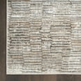 thumbnail image 4 of Nourison Eco-Friendly Modern Abstract Ivory Mocha 6' x 9' Area Rug (6x9), 4 of 9