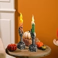 thumbnail image 3 of Luz de de Soporte de Halloween, Lámpara de Candelabros Llama LED, Lámpara Altos con Batería para La Fiest - naranja Yotijar Luces de velas de Halloween, 3 of 8