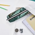 thumbnail image 6 of Fotbe Abstract Geometric Shark Pattern Leather Pencil Case, Pencil Pouch with Durable Zipper, Compact and Stylish Organizer for Stationery, Art Supplies, Travel Essentials, 6 of 7