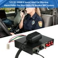 12V DC 200W 8 Sound Loud Car Warning Alarm Police Fire Siren Horn PA
