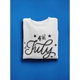 thumbnail image 3 of 4Th July Usa Sweatshirt Women -Image by Shutterstock, Female Large, 3 of 4