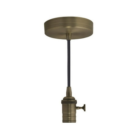 

Vintage 1 Light 5 inch Warm Gold Pendant Ceiling Light