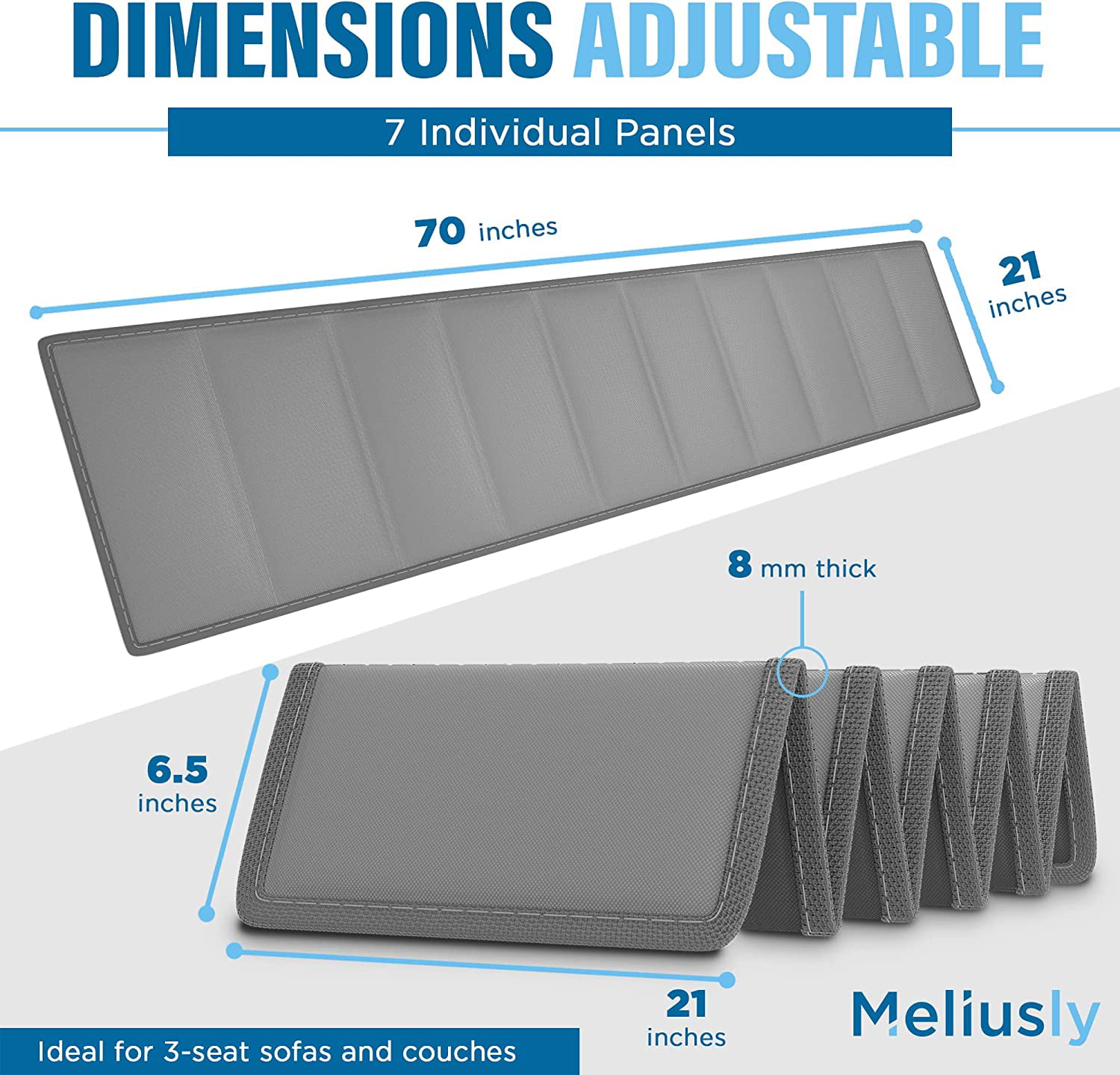 Meliusly® Sofa Cushion Support Board (17x79) - Couch Supports for Sagging  Cushions, Couch Saver for Saggy Couches, Under Couch Cushion Support for  Sagging Seat,…