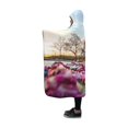 thumbnail image 1 of HATIART Couverture à Capuche Eiffel Tour Jeter Couverture 50x60 Pouces, 1 of 3