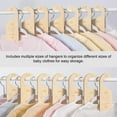 thumbnail image 4 of Baby Clothes Divider, 7PCS Set Nursery Decor Hanger Divider Multifunctional Practical Sturdy Boxwood Cute Pattern  for Supermarkets, 4 of 7