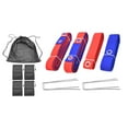 thumbnail image 3 of Tnarru Beach Volleyball Lines for Sand Court Marker Kit Workout Exercise Single or Double Court (8M 16M Length) for Sports Beach Party red blue, 3 of 10