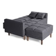 thumbnail image 4 of Sala Modular Sofá Cama Reversible De Lino Gris Oxford Modelo Mykolo, 4 of 9