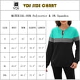 thumbnail image 2 of VDJ Womens Sweatshirts Half Zip Up Crewneck Long Sleeve Pullover Tops Color Block Fall Winter Fashion Workout Sweat Shirts 2026, 2 of 5