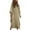 Khaki, variant on Ashirexll Long Sleeve Maxi Dress, Womens Fall Dresses, Womens Long Sleeve Dresses Solid Color Turndown Collar Button Pocket Long Dress