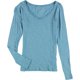 thumbnail image 1 of I.N.C Womens LS Basic T-Shirt, chambray, M, 1 of 1