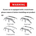 thumbnail image 4 of ALLTIMES 43.3" Universal Car Top Roof Rack Cross Bar Adjustable Luggage Carrier with Lock, Black Aluminum 165lbs Load, 4 of 14
