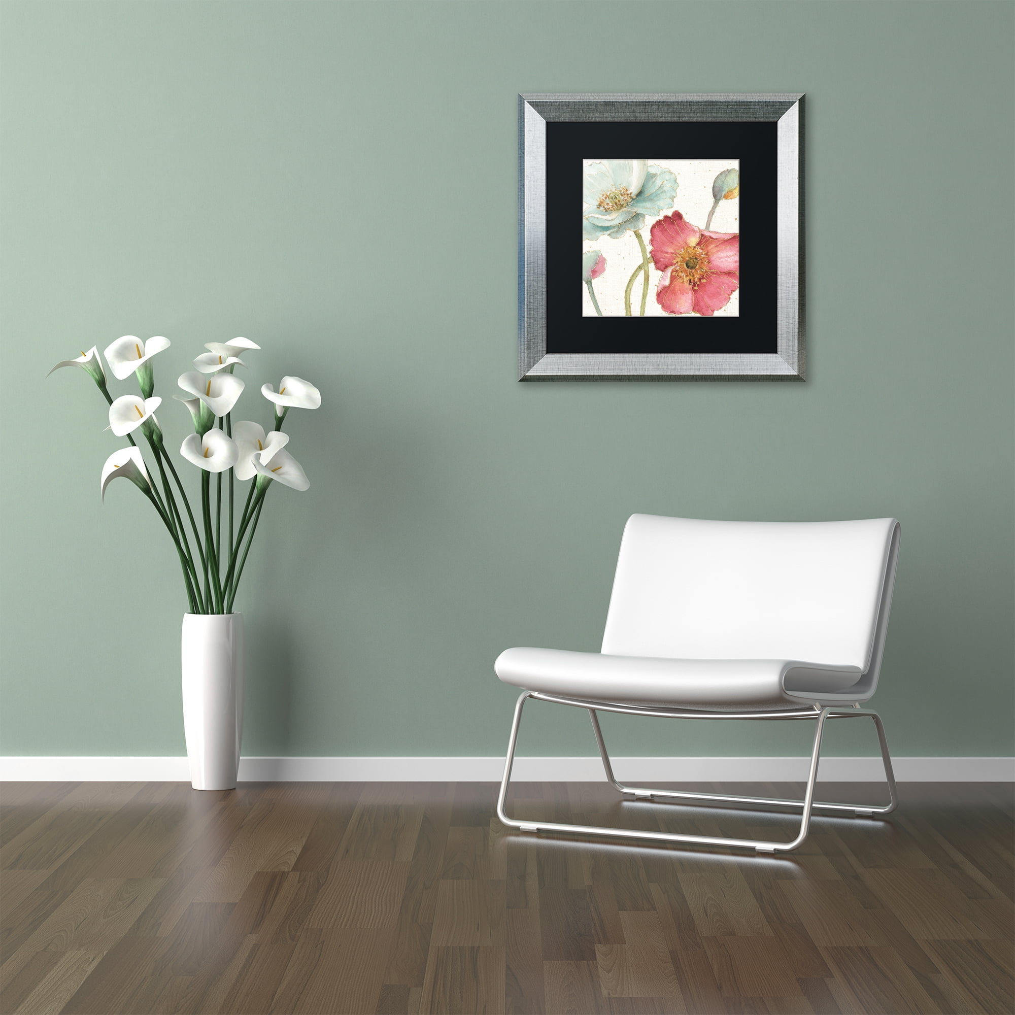 Lisa Audit 'Spring Softies II' Matted Framed Art