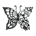 thumbnail image 2 of Clearance Wall stickers under $5,Black Butterfly Wall Art Wall Decor Wall Sculpture Wall Hanging For Living Room Bedroom 1pack, 2 of 4