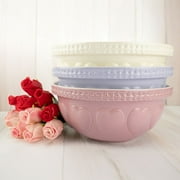 Mason Cash Hearts S12 (4.25 Qt) Mixing Bowl | Pink