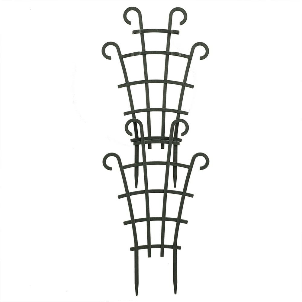 2 Pcs Plant Climbing Trellis DIY Garden Plastic Mini Superimposed