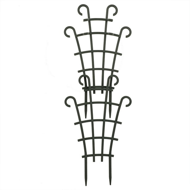 2 Pcs Plant Climbing Trellis DIY Garden Plastic Mini Superimposed