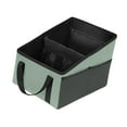 thumbnail image 4 of Organizador plegable para maletero de coche, multiusos, con cinturón y 4 portavasos para SUV. Verde, 4 of 9