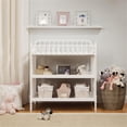 thumbnail image 4 of Pemberly Row Contemporary Metal Changing Table in White - 40"Hx19"Wx36"D, 4 of 8