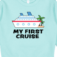 thumbnail image 3 of Inktastic My First Cruise with Cruise Ship and Palm Trees Toddler Sweatshirt, 3 of 4