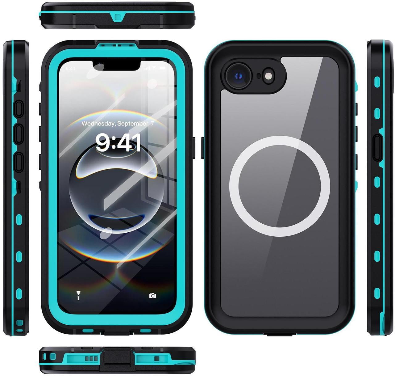 Waterproof Case for iPhone 16e, Shockproof Dustproof Built-in Screen Protector, Full Body Sealed Heavy Duty Protective Cover for iPhone 16e 6.1 Inches