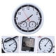 10'' Silencieux Moderne Horloge Murale Thermomètre & Humidité Salon Cuisine Bureau – image 2 sur 5