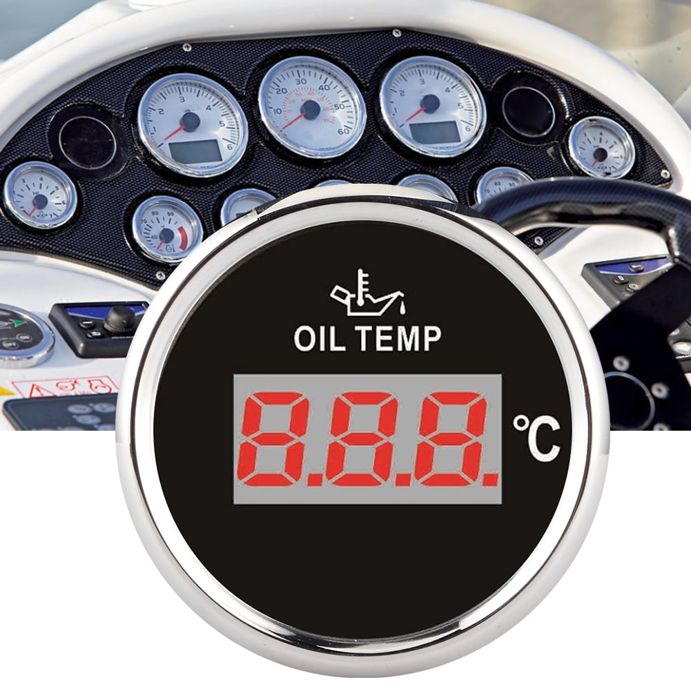 52mm 50-150℃ Range 9-32V Marine Boat Yacht Engine Oil Temp Gauge Type 1 52mm 50-150℃ Range 9-32V Marine Boat Yacht Engine Oil Temp Gauge Type 1