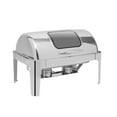 thumbnail image 2 of 14.26QT Stainless Steel Chafer Buffet Chafing Dish Set Roll Top Food Warmer, 2 of 12