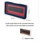 thumbnail image 2 of Funda para teléfono de ducha, bolsillo de pared para pared, pantalla táctil para baño, resistente al agua, soporte para teléfono móvil, pantalla táctil, bolsillo de pared para teléfono móvil, funda para teléfono móvil para teléfonos móviles de menos de 6,8 pulgadas (azul marino) Vhermosa Protectores Micas y Soportes, 2 of 6