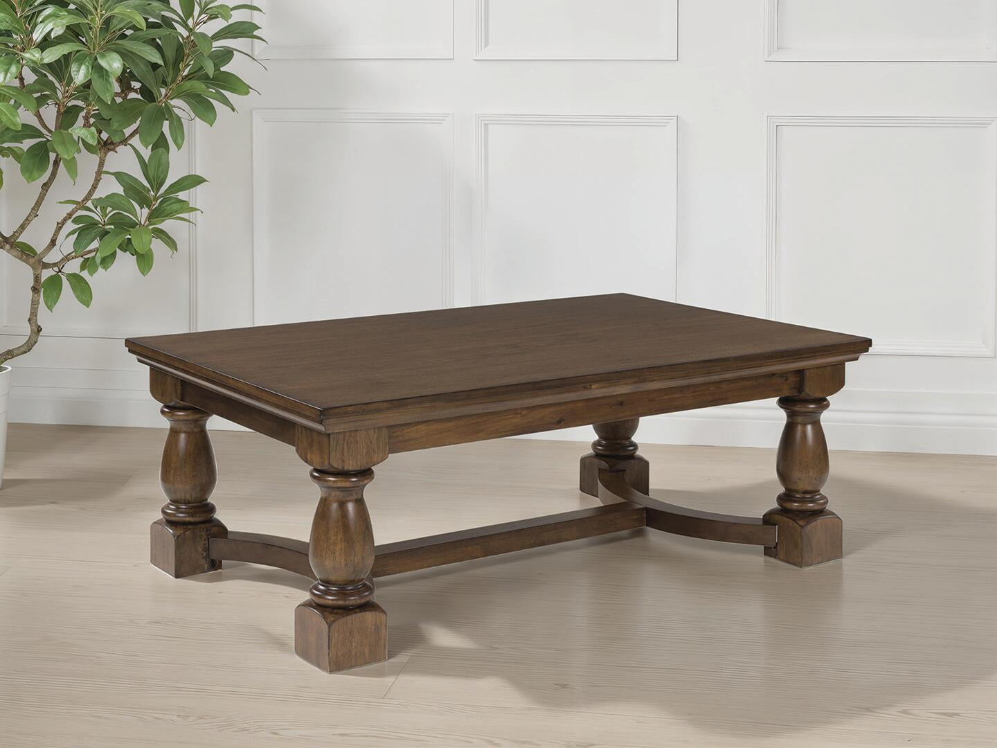 Signature Design by Ashley Korestone Coffee Table, Dark Brown, Contemporary Living Room Center Table