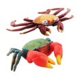 thumbnail image 1 of 2x minifiguras de cangrejo pintadas a mano, modelo de escritorio, 1 of 9