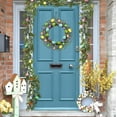 thumbnail image 4 of Twfbrm Easter Egg Garland, 6 FT Artificial Green Leaves Garland with Easter Eggs and Flowers, Real Touch Rustic Faux Spring Vine Garlands Easter Decorations Table Centerpiece for Mantle Party, 4 of 8