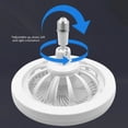 thumbnail image 6 of Goodhd E27Ceiling Fan With Light Remote Control Mini Enclosed Thin Fan Light Chandelier-C, 6 of 9