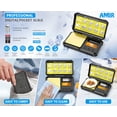 thumbnail image 3 of Digital Scale, AMIR Digital Gram Scale 200g/0.01g High-Precision Scale with 50g Calibration 6 Units LCD Display Tare Function Scale for Kitchen Food Jewelry Medicine Herb Black, 3 of 11