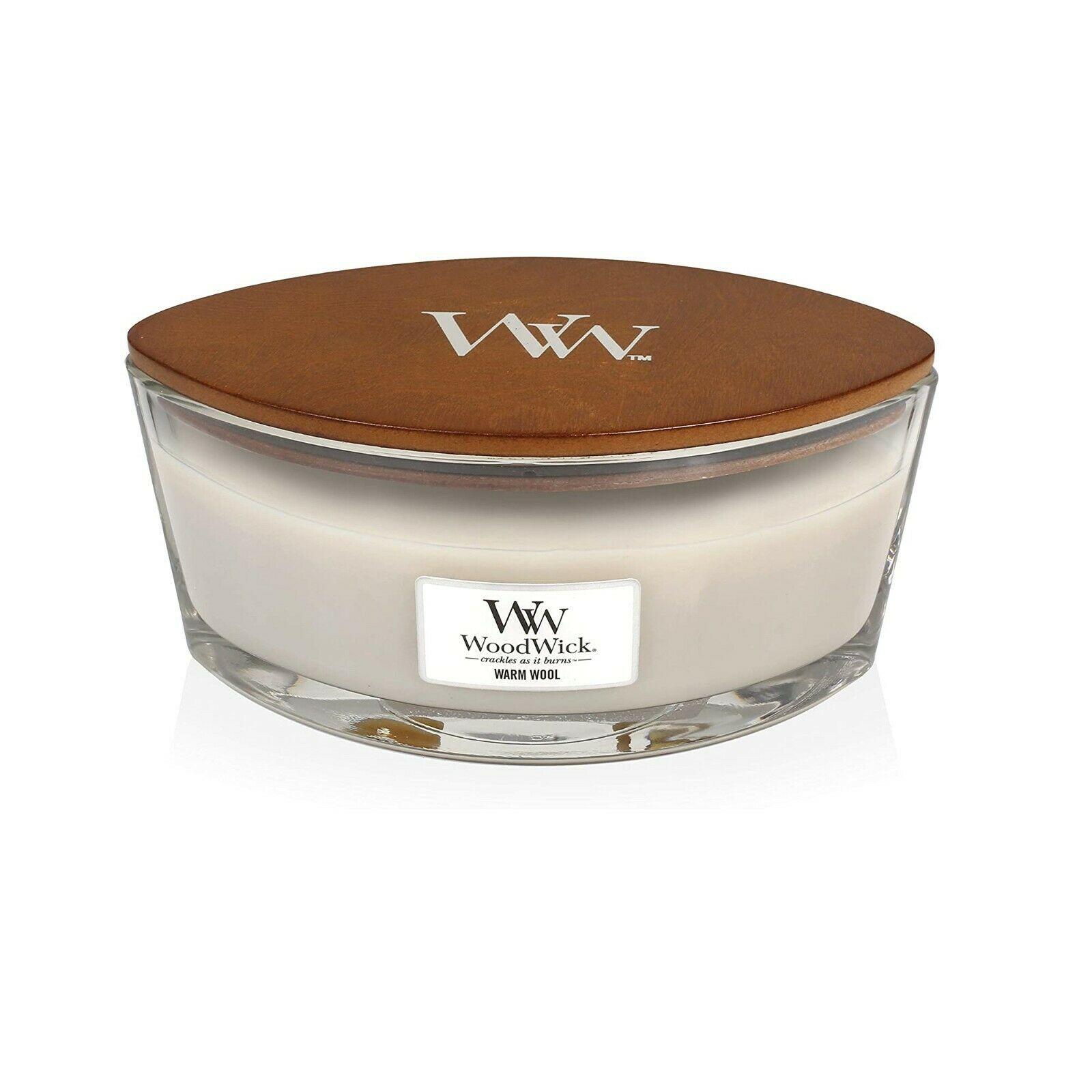 WoodWick Ellipse Candles with a Crackling Hearthwick Flame