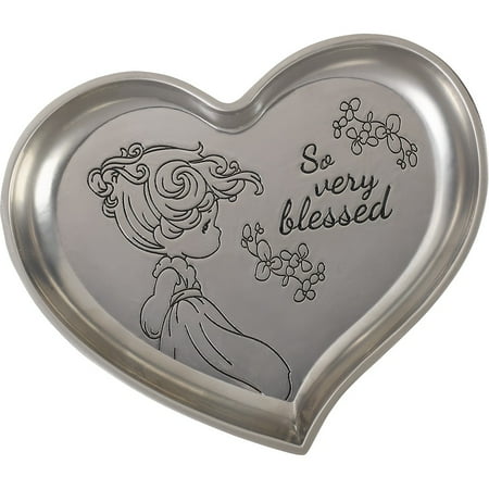 - Precious Moments So Very Blessed Heart Shaped Trinket Tray Zinc Alloy 172431