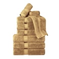 thumbnail image 2 of Superior 800 GSM Egyptian Cotton 9-Piece Heavyweight Towel Set, Turquoise, 2 of 10