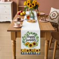 thumbnail image 2 of Summer Sunflowers Table Runner 90 Inches, Pastoral Botanical Garden Flowers Bed Runner Dresser Scarves Tabletop for Indoor Outdoor Parties/Ceremony/Banquet, 13" x 90", 2 of 9