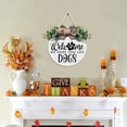 thumbnail image 1 of Welcome Sign for Front Door Porch Reusable Door Hanging Sign Greeting Guests & Passers-by - White, 1 of 8
