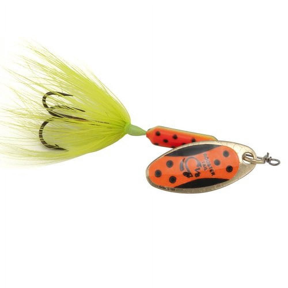 Rooster Tail, Inline Spinnerbait Fishing Lure, Fire Tiger Tux, 1/8 oz