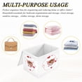 thumbnail image 6 of Iauyy Large Storage Box with Lid - Foldable Home Storage Bins for Clothes Toy Holiday Decor, Cupid's Painting (42*32*30cm), 6 of 6
