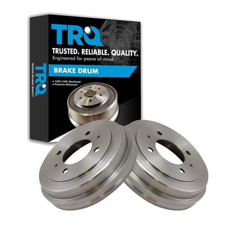 TRQ Rear Brake Drum Pair Set Left LH & Right RH for Hyundai Elantra Tiburon BRA75088